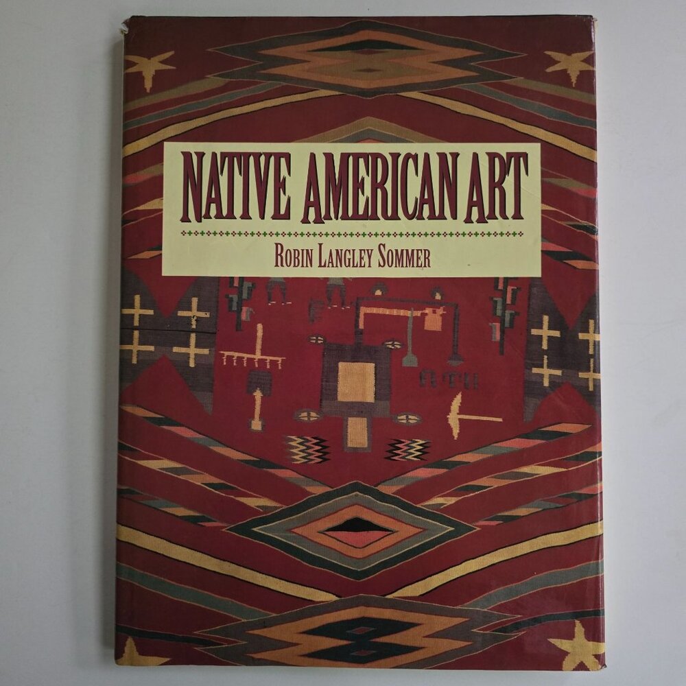 Native American Art by Simone Ellis 1994 Hardcover Book With Original Dust Jacke